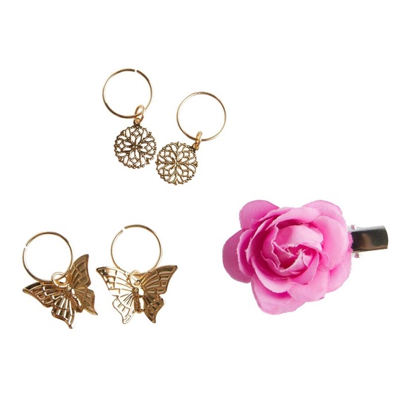 Revolution x Clueless Dionne Hair Rings & Hair Clip Set - Picture 2 of 2